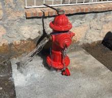 Hydrant flushes today in Riverside Subdivision.