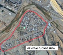 The Anapra subdivision and surrounding area will experience an interruption in water service today for a water line repair. 