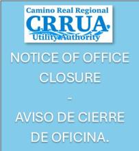 CRRUA will be closed on Oct. 23, 2025.