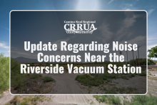 Update Regarding Noise Concerns Near the Riverside Vacuum Station