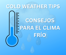 Protect your home from the cold. Cold weather tips.