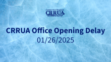 Due to weather conditions, CRRUA offices will open on a two-hour delay on 01/26/2025.  Offices will open at 10:00 a.m.  Customers may continue to make payments online during this time. We appreciate your understanding as staff and crews operate under modified conditions.