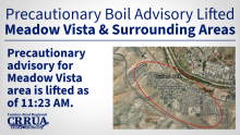 ADVISORY LIFTED: Meadow Vista Area (Effective 03-11-2026)