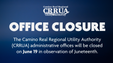 CRRUA will be closed on June 19th in observation of Juneteenth. 