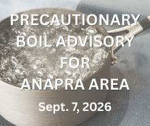 Update #4: Precautionary Water Advisory for Anapra Area