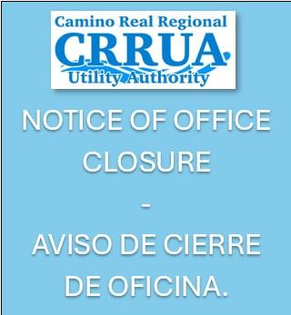 CRRUA will be closed on Oct. 23, 2025.